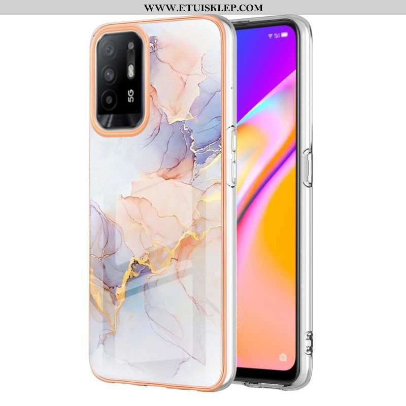 Etui do Oppo A94 5G Pastelowy Marmur